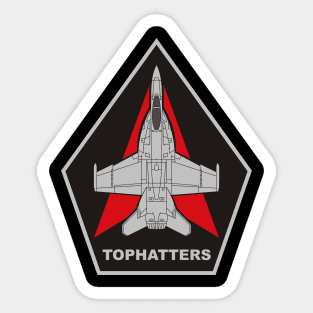 VFA-14 Tophatters - F/A-18 Sticker